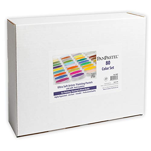 PanPastel Colorfin PPSTL80 Ultra Soft Artist Pastel Set, 80 Unidades