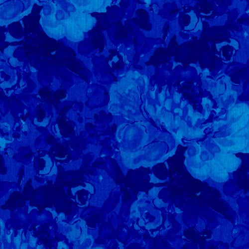 NOTEBOOK: WRITE, JOURNAL, COMPOSE, PLAN AND DOODLE (ROYAL BLUE FLORAL COLOR SERIES NO. 15) (Notebook [Royal Blue | Color Series no. 15])