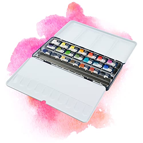 Acuarelas Profesionales 7 Artists 21 Godets Moderno Pintura Acuarela Set | Acuarela | Acuarela Profesional | Watercolor | Caja Acuarelas | Set Acuarelas | Kit Acuarelas | Aquarelas | Watercolor Set