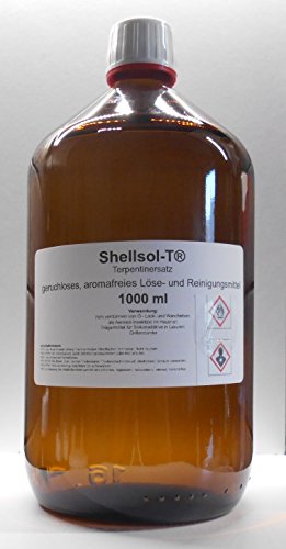 1000 ml Shellsol-T®, sustituto de trementina, disolvente inodoro y limpiador de brochas