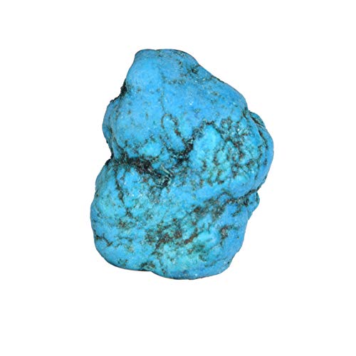 Azul turquesa natural 48,50 ct. Energía curativa certificada Cristal Mineral Roca Piedra áspera de turquesa