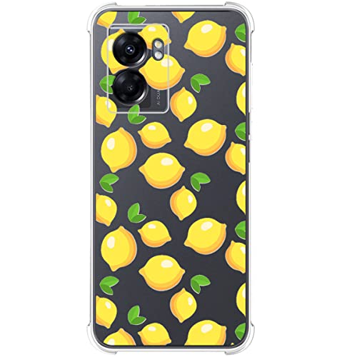 Tumundosmartphone Funda Silicona Antigolpes para OPPO A77 5G diseño Limones Dibujos