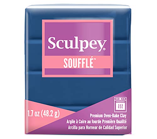 Sculpey Mdnght DE Arcilla Souffle, Azul Marino,