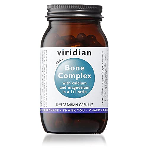 Viridian Bone Complex con Calcio y Magnesio 1:1 - 90 Cápsulas