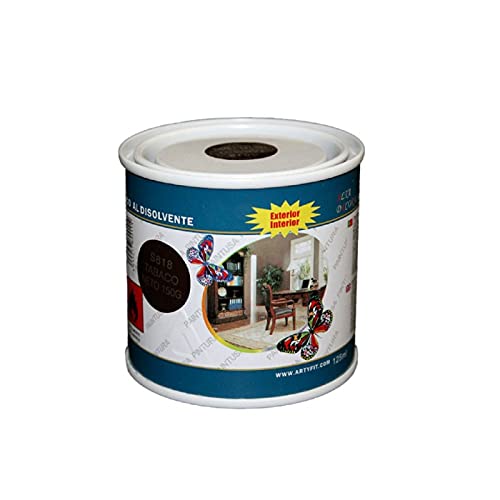 Acan Paintusa - Bote de pintura esmalte S818 color tabaco 125 ml ideal para interior y exterior