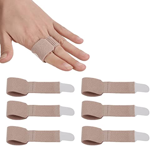 SCJJZ separador dedos pie,protector dedos pie,corrector dedo martillo,toe spacer,Separador de dedos de los pies, dedo del pie superpuesto, Hallux Valgus, con tela, camilla de dedo medio (6 uds)