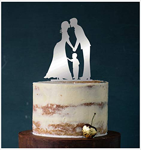 Cake Topper # 23 acrílico, para tartas Conector, Figura Decorativa para tarta, pastel de boda...