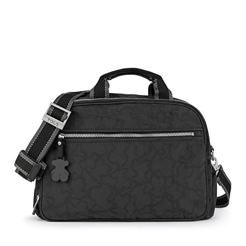 Bolsa de bebé Tous Catri Kaos 295810281 , color antracita-negro