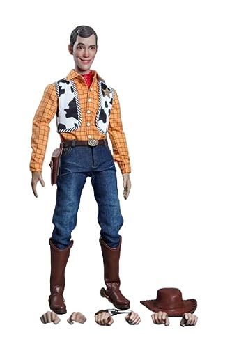 VUSLA Play Toy P015 1/6 Escala Happy Cowboy Woody Figura de acción coleccionable de 12 pulgadas, Multicolor, (SJYT-001), M
