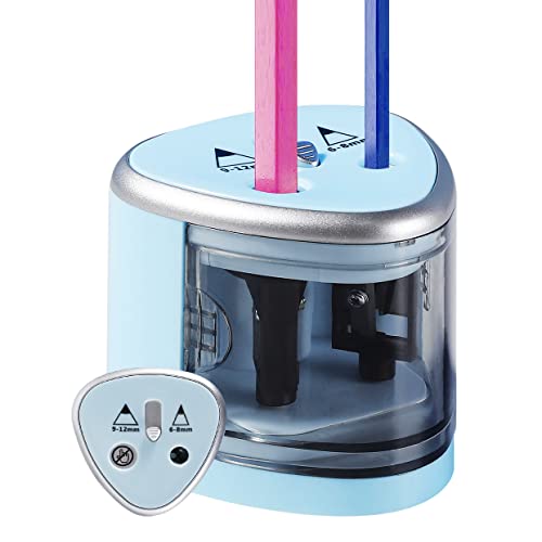 Sacapuntas eléctrico con pilas, sacapuntas automático para el escritorio de los niños, sacapuntas eléctrico para lápices de colores, de ARPDJK