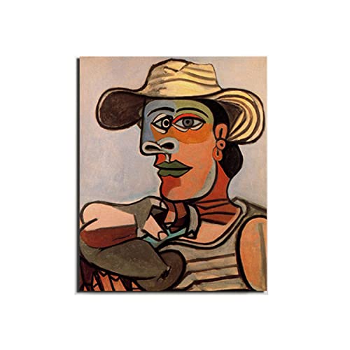 Marinero Pablo Picasso óLeo Pintura En Lienzo Imprimir Cubismo PóSter Vida HabitacióN Hogar Decoracion Picasso Pared Arte óLeo Pintura Cuadros 40x60 Cm No Marco