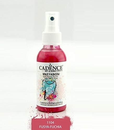 Cadence Pintura al Agua Textil en Spray Fucsia.