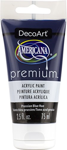 Premium acrílico Artista Pintura, acrílico, Azul de Prusia Hue, 3,8 x 3,8 x 13,7 cm