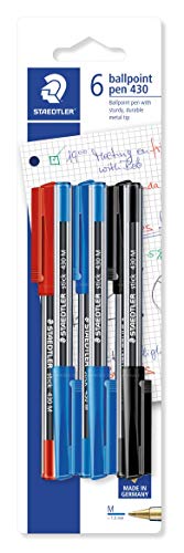 STAEDTLER 430MSBK6D - Pack de 6 bolígrafos