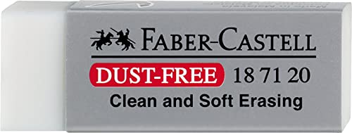 Faber-Castell 187120 - Goma libre de polvo, plástico, blanco, 1 pieza