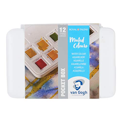 Royal Talens Caja De Acuarela De Bolsillo Van Gogh-Colores Apagados