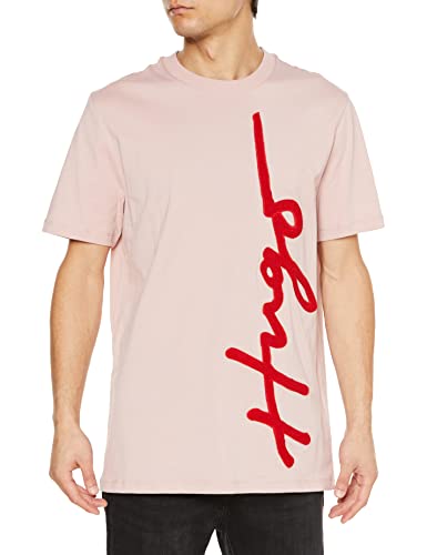 HUGO Dyton T_Camiseta, Light/Pastel Pink687-Pintura para Pintar, M para Hombre