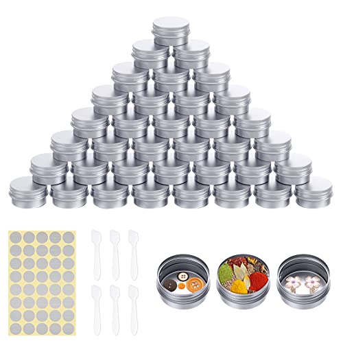 35pcs 20g/20ml Botes Pequeños con Tapa Envases para Cosmetica de Viaje para Cremas, Lociones, Maquillaje