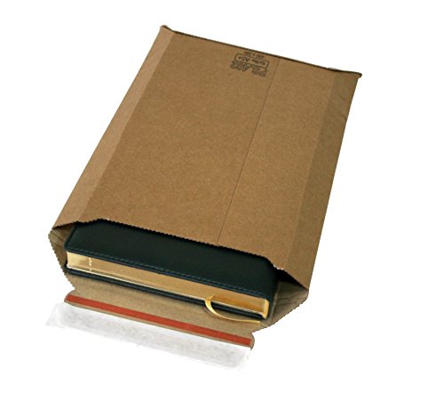 Lot de 100 sacs d'expédition en carton ondulé micro Carton DIN A5 – Plat : 250 x 175 mm/aufgestellt 220 x 125 x 50 mm (Article : PS. 401)