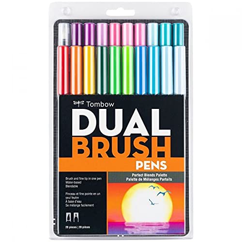 Tombow Dual Brush Pens 20/Pkg-Perfect Blends