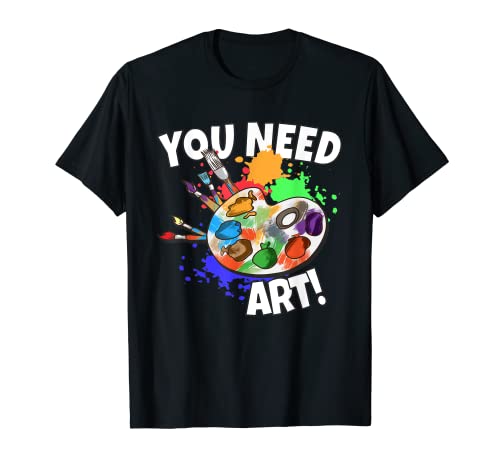 Artista De Pincel Y Pintura Dibujante Pintor De Manchas De Camiseta