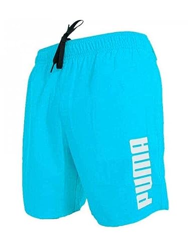 PUMA Swim-Pantalones Cortos para Hombre Tabl, Azul Turquesa, XL