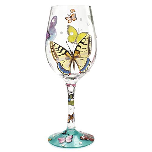 Lolita, Copa con dibujos de mariposas, Enesco