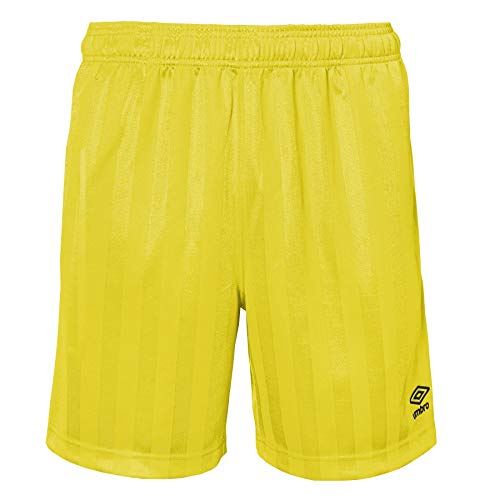 Umbro Striker - Pantalones Cortos para Hombre, Striker Short, Hombre, Color Amarillo Verdoso, tamaño XS