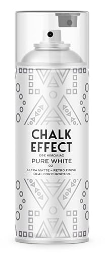 COSMOS LAC - SPRAY PINTURA TIZA CHALK EFFECT ULTRA MATE 400 ML - Pure White 02