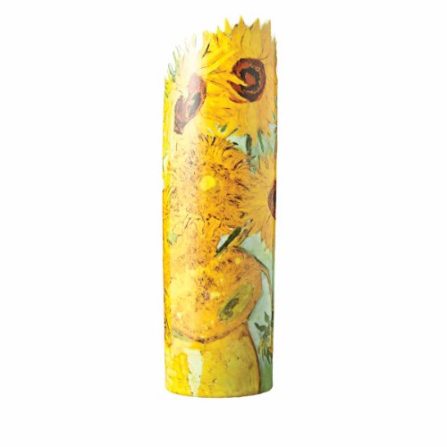 John Beswick - Jarrón (22 x 6.5 cm), diseño de los girasoles de Van Gogh, multicolor