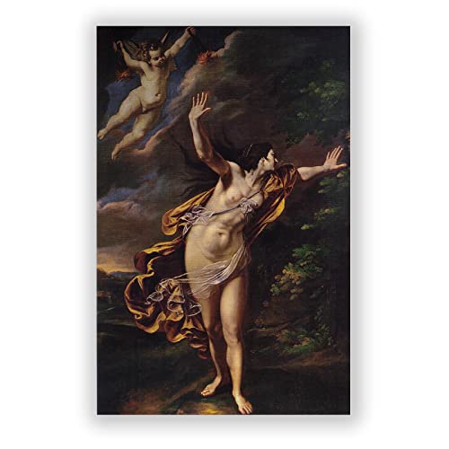 Artemisia Gentileschi Pintura Reproducción de Carteles Cuadro en lienzo - impresión Obras de Arte-Cuadros famosos impreso sobre lienzo(Aurora2) 70x112cm(28x44in)sin enmarcar