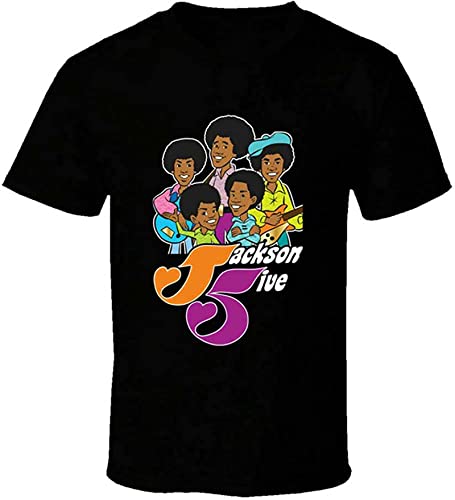 Jackson 5 5Ive Five T Shirt Mens Black tee Size S 3XL Fan Gift from Us M