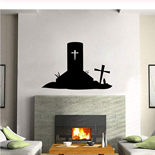 Vinilo Adhesivo De Pared Cementerio Bellas Artes Mural Pegatinas Decoración Del Hogar Tienda Arte De La Pared 84X57Cm