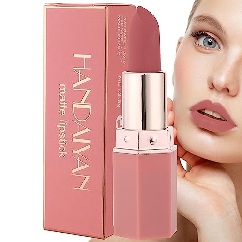 Pintalabios Hidratante Mate,Velvet Lipstick Matte Lip Stain | Barra de labios de color mate, barras de labios mate para mujeres que mejoran el cutis con barra de labios pigmentada mate Kagrote