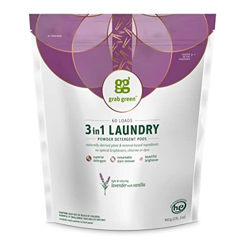 Detergente Grab Green 3 en 1 106319 , 60 Loads, Lavender With Vanilla, 1