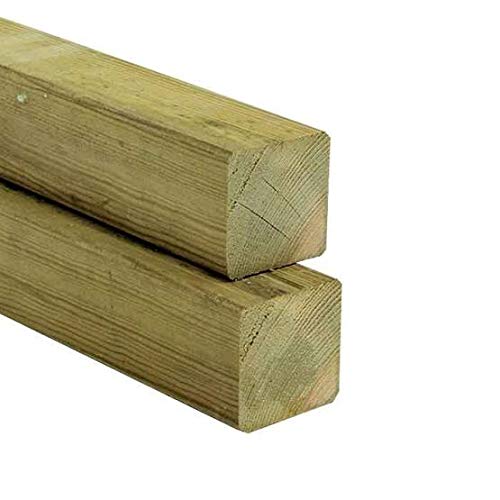 Gartenwelt Riegelsberger Madera de pino impregnada de madera de pino de 45 x 45 mm, longitud de 70 cm, madera de construcción