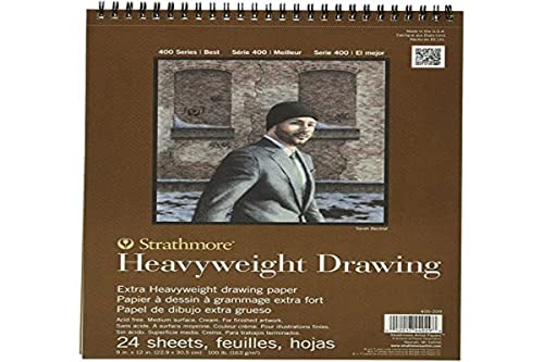 Bloc Enc 21x29,7 24H Strathmore Heavy Draw (400) 130g Crema