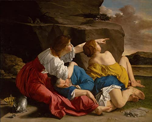 Lot and His Daughters, Orazio Gentileschi