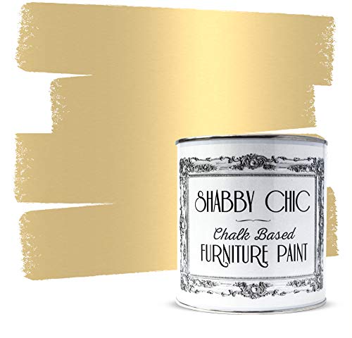Pintura para muebles, para muebles de estilo Shabby Chic, color: Antique Gold/Oro Viejo 250 ml