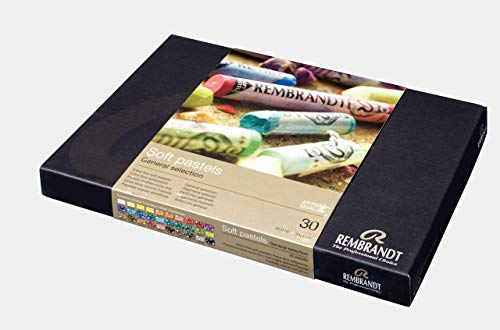 Rembrandt - Colores Pastel - Suaves y extra finos - Caja con 30 colores