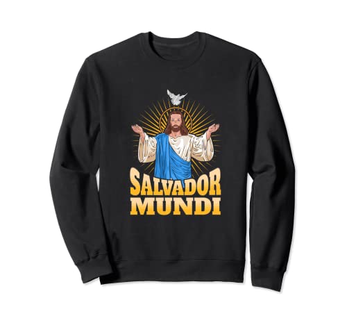 JESUS CHRIST SALVADOR MUNDI. JESÚS SALVA. Jo amo Jesucristo! Sudadera