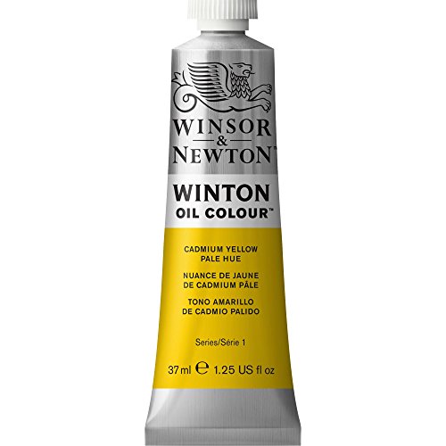 Winsor & Newton Winton - Tubo de Pintura al Óleo, 37 ML, Amarillo (Tono amarillo de cadmio pálido)