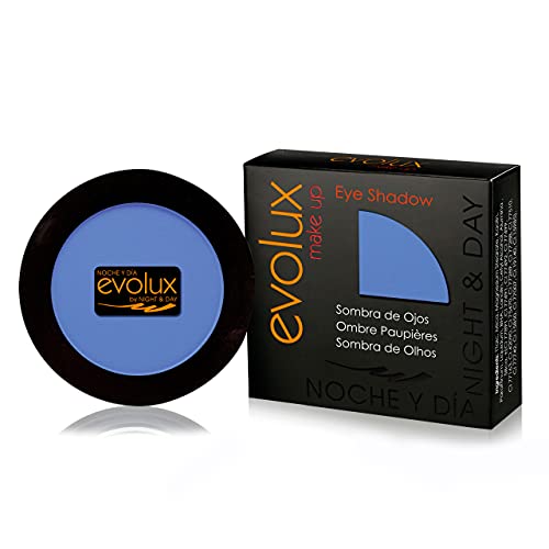 NOCHE Y DIA EVOLUX BY NIGHT & DAY Sombra de Ojos Mate, Eye Shadow, Color N.15 Azul, 4 Gramos