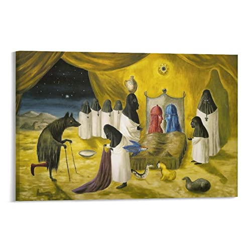 Works by Leonora Carrington - Póster de obras de arte en lienzo para pared (40 x 60 cm)