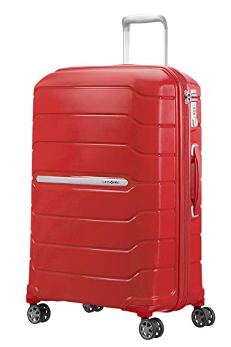 Samsonite Flux, Equipaje De Mano Unisex Adulto, Rojo, 68 Cm