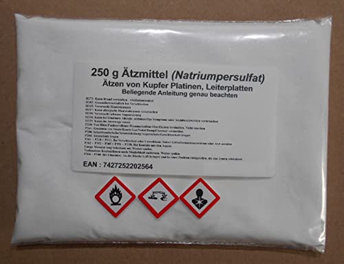 250 g de agente corrosivo (persulfato de sodio), grabado de placas de cobre, PCB
