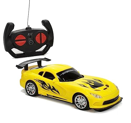 Generico Coche teledirigido Super Car Racing Car Car Control remoto con faros LED, coche deportivo RC Super Car Racing Radiocontrolado por radio,Coche teledirigido Niños,Escala 1:20,Colores surtidos