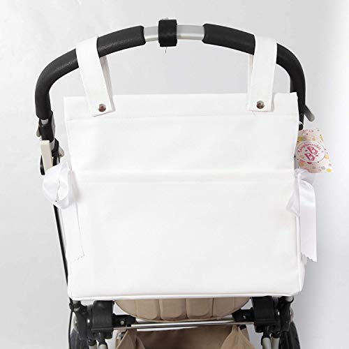 Talega polipiel carrito bebe Color (Blanco roto)