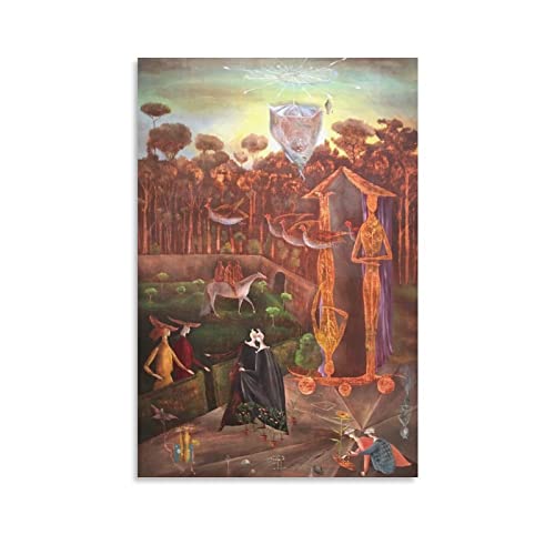Póster de Leonora Carrington Works de la artista póster de obras de arte fresco pintura arte de la pared impresiones en lienzo para colgar cuadros carteles de 08 x 12 pulgadas (20 x 30 cm)