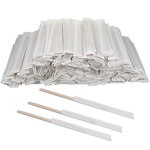 paletinas de café y té de Madera de 11 cm. Palitos de café y Bebidas Calientes Desechables,Paletinas Compostables y Biodegradables, Palos para Manualidades (110 x 5mm 500pcs)